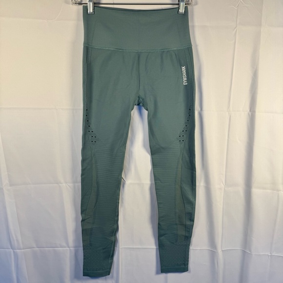 Gymshark Pants - Gymshark Energy Seamless Leggings Dark Teal Womens Size XSWorkout Athleisure Gym